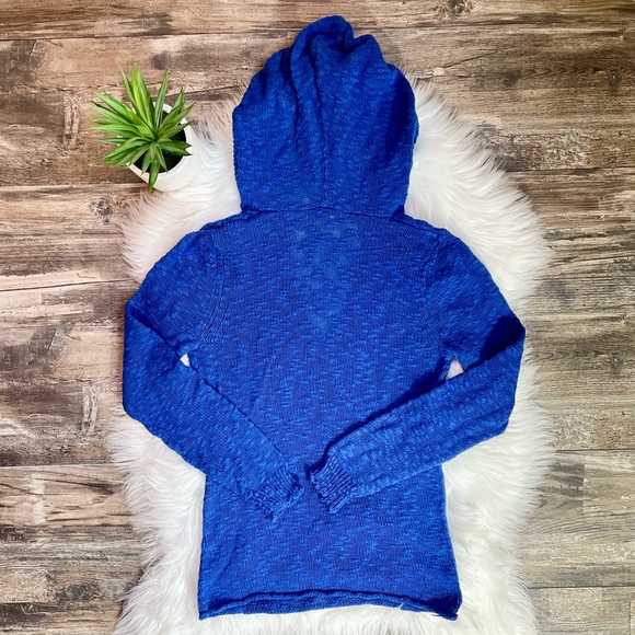 Roxy hooded poncho sweater - vneck - Picture 3 of 8